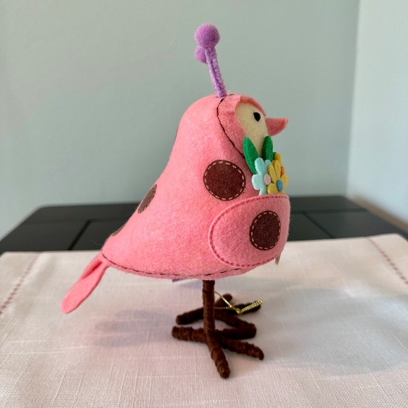 Featherly Friends Lady the Ladybug Fabric Bird - Picture 9 of 11